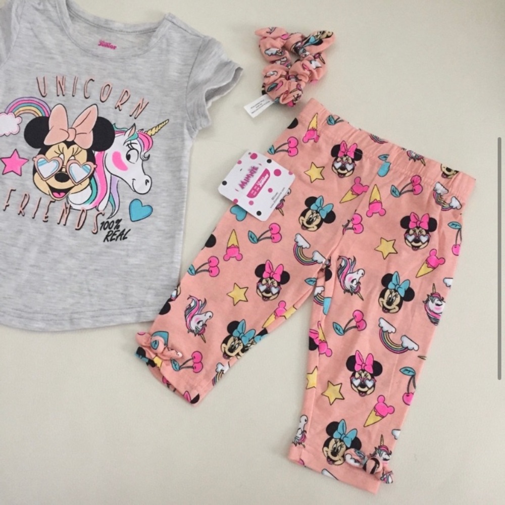 Disney Unicorn Minnie Mouse Cute 3-pieces set 6201 - Picture 2 of 5